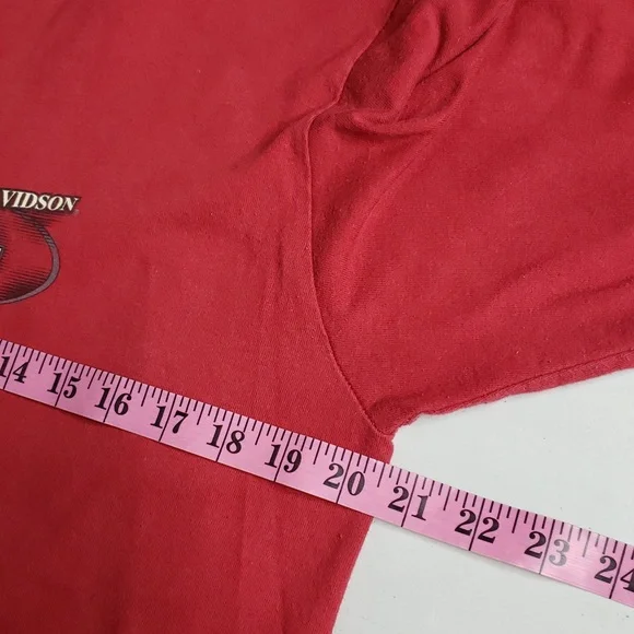 Vintage Harley Davidson Mens Motorcycles Long Sleeve Shirt Size L Logo USA Biker - Picture 10 of 16